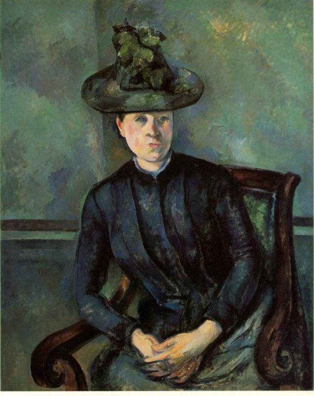 woman in a green hat (madame cezanne).jpg